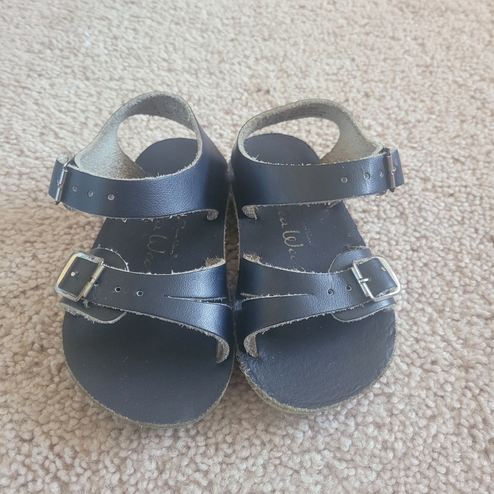 Navy Blue Baby Sandals